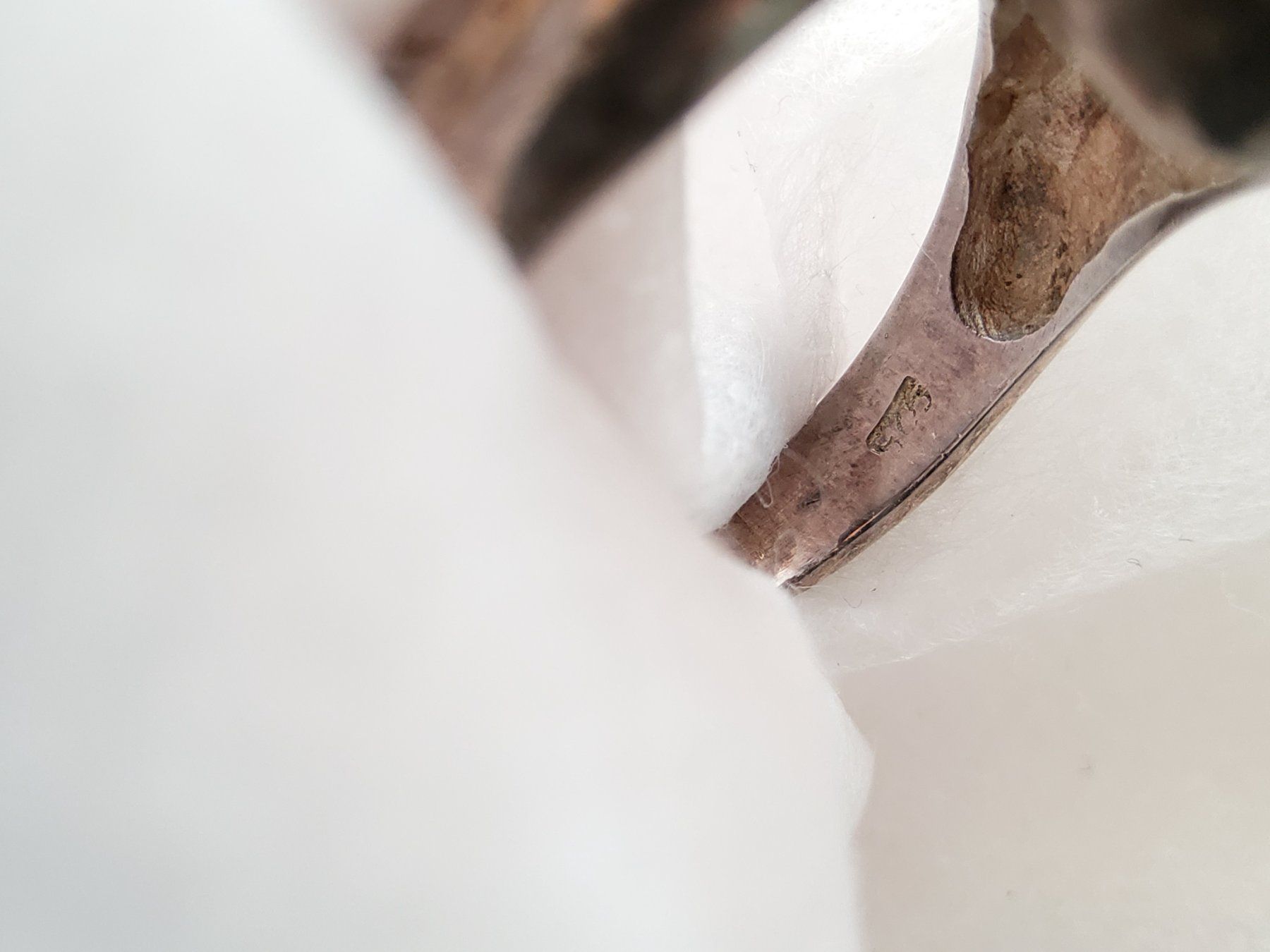 Anelli: Bague en argent 925 avec pierre  – Usato da Malleray venduto da Broc-Mo 8