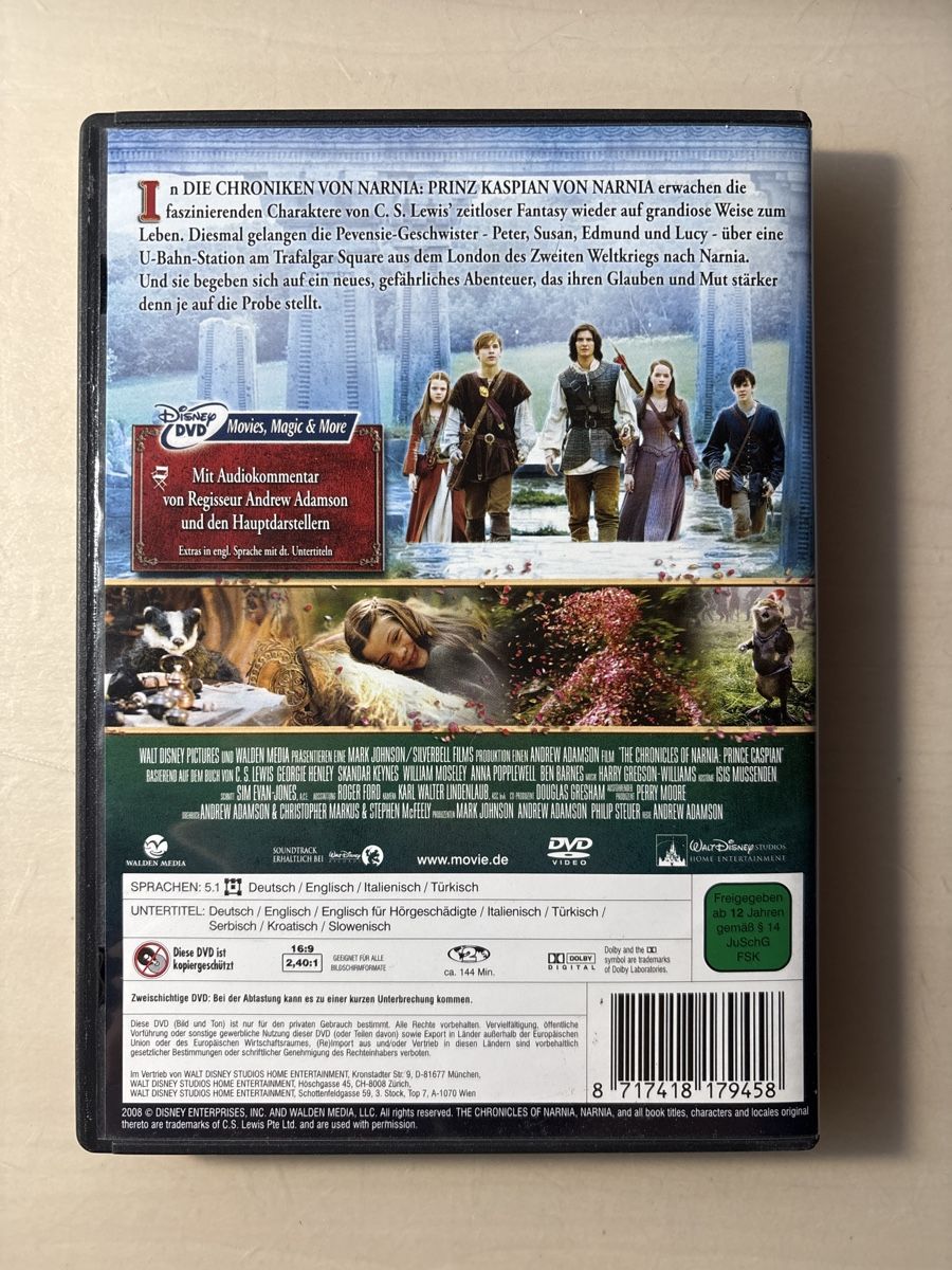 Tutti i DVDs: Narnia (0425) – Usato da Ruswil venduto da Slivio_ 1