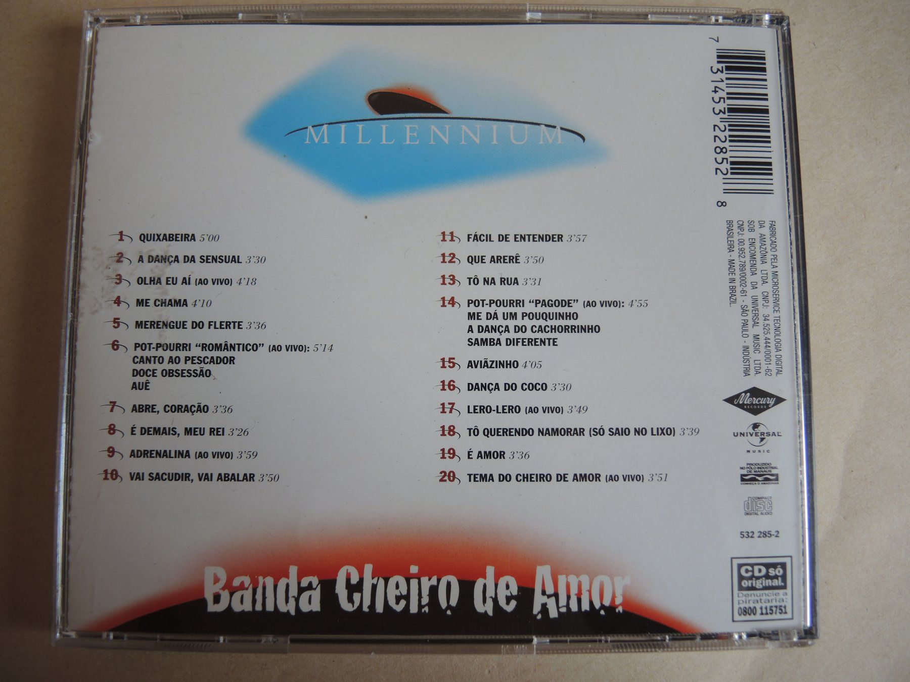 CD: Banda Cheiro de Amor - CD Brazil – Usato da Rorschach venduto da maeck8 3