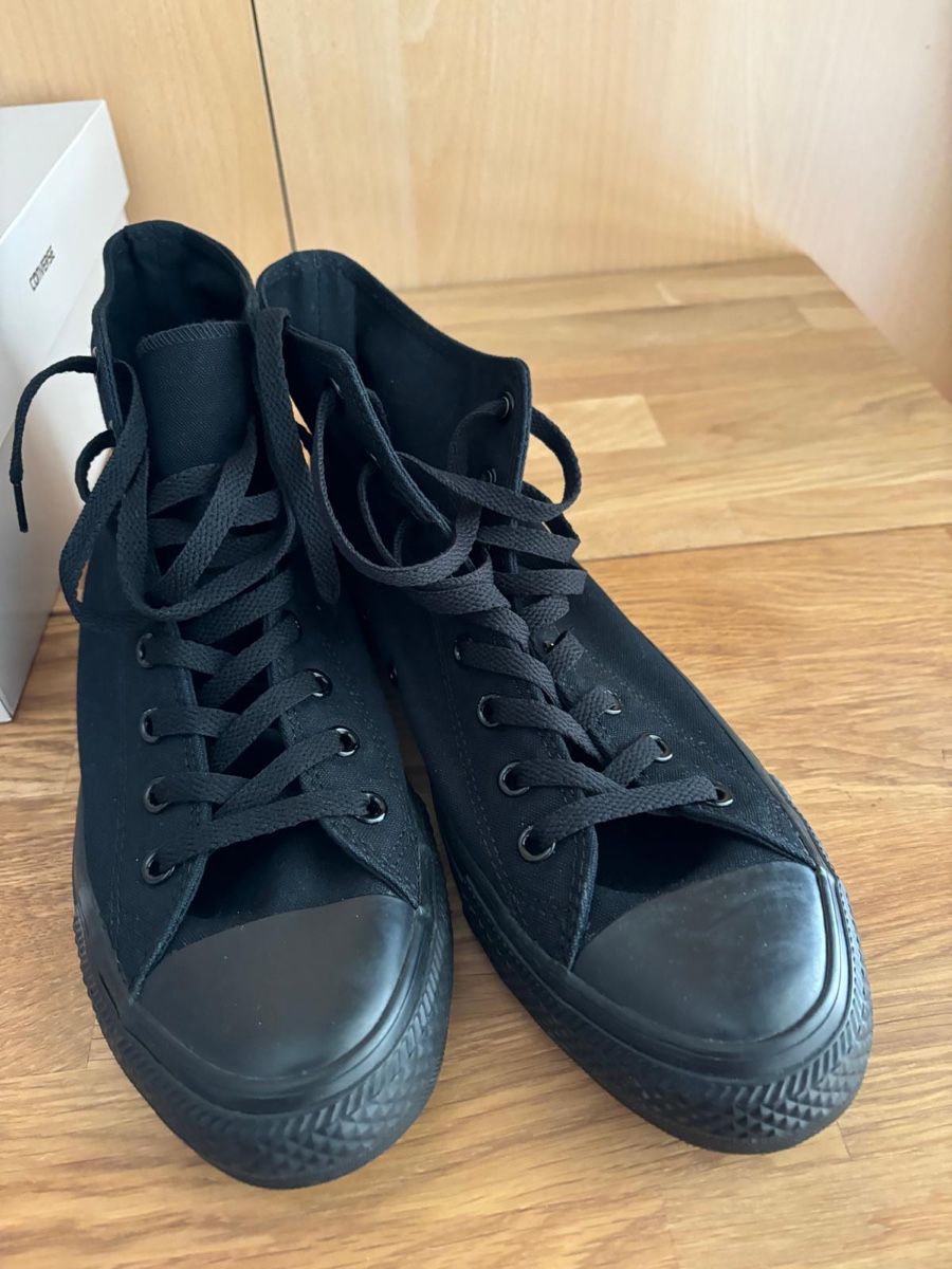 Converse Scarpe da uomo: All black converse chuck Taylor high – Nuovo (secondo la descrizione) da Ascona venduto da GioeleS 8