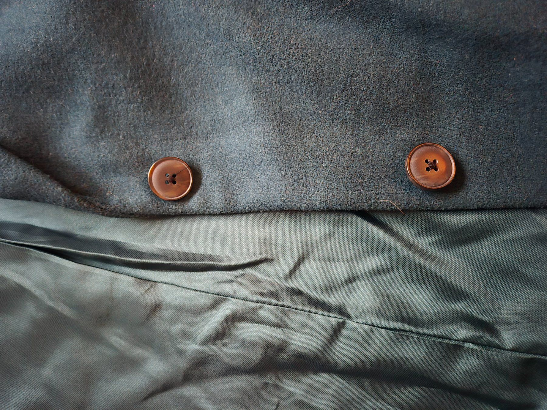 We Cappotti: WE Fashion teal wool coat size 36 – Usato da Zürich venduto da monadiederich 2