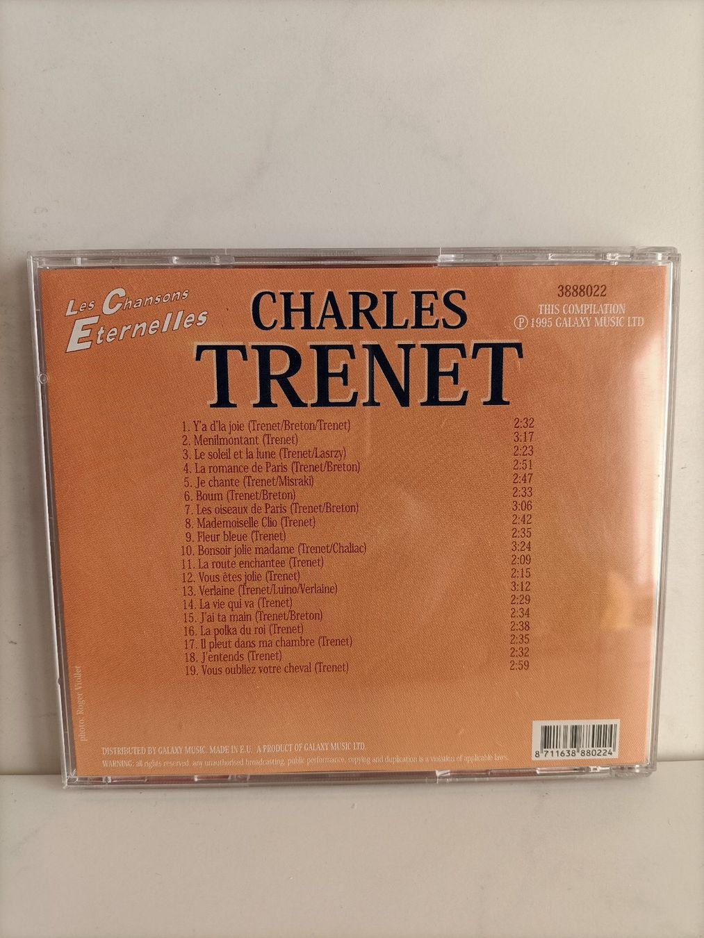 CDs: CD Charles Trenet / Les chansons éternelles / 1995 – Gebraucht aus crans montana von AB3963 1