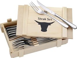 Steakbesteck 12-teilig, Steakbesteck Set für 6 Personen