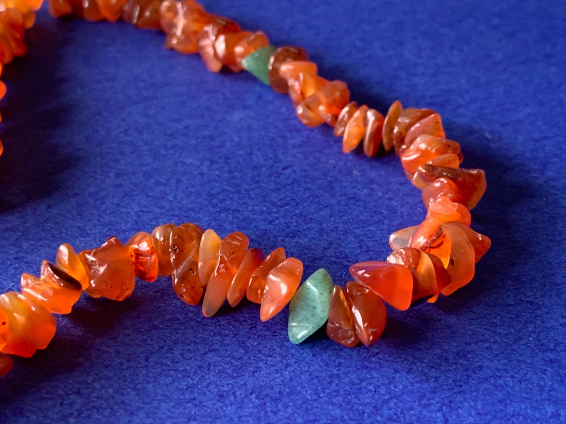 Catenine: Rotte Kette + Aventurin (62cm) – Usato da Laufen venduto da belleskulptur 4
