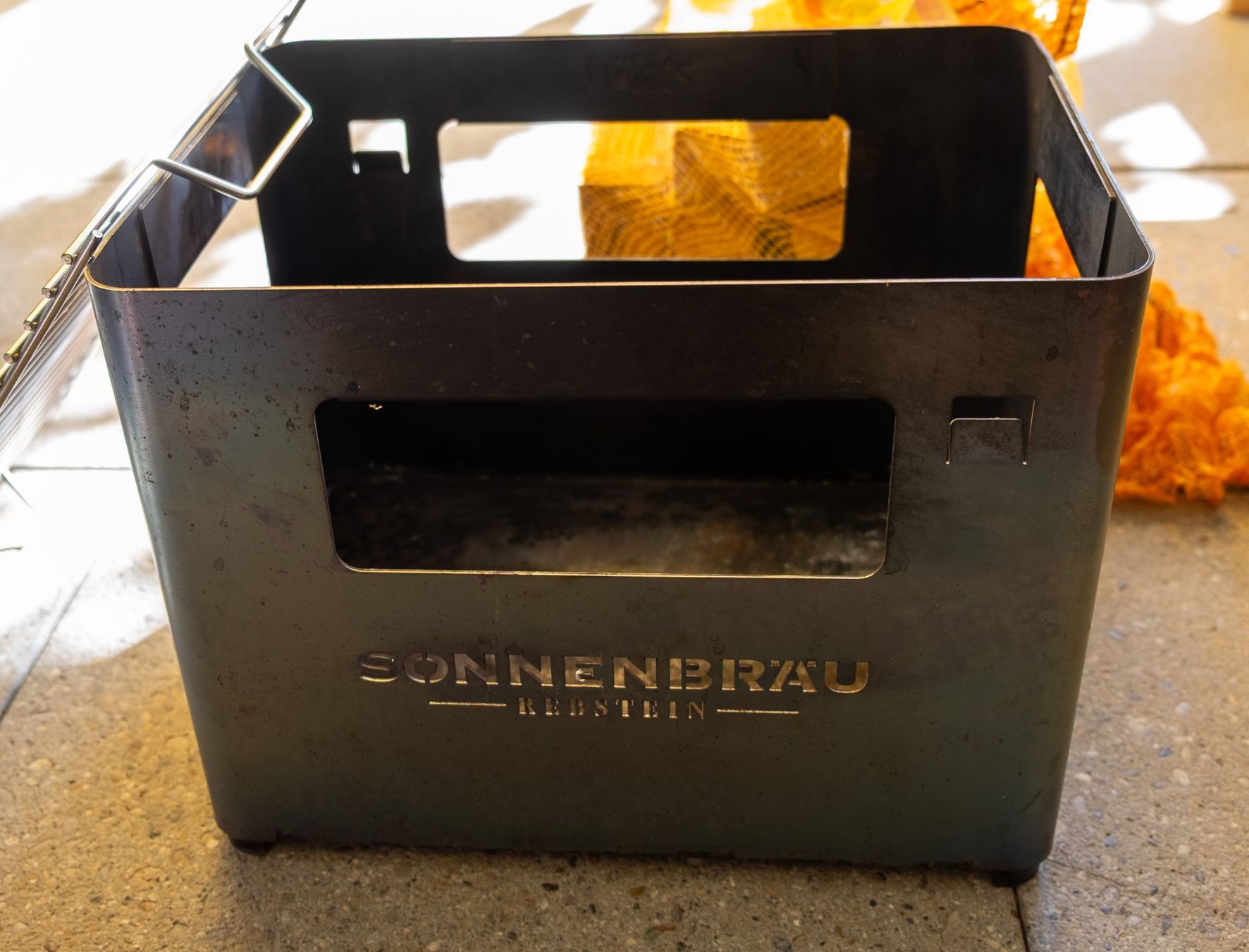 Bracieri: BEER BOX Feuerkorb - Sonnenbräu – Usato da Berneck venduto da Tschikka 1