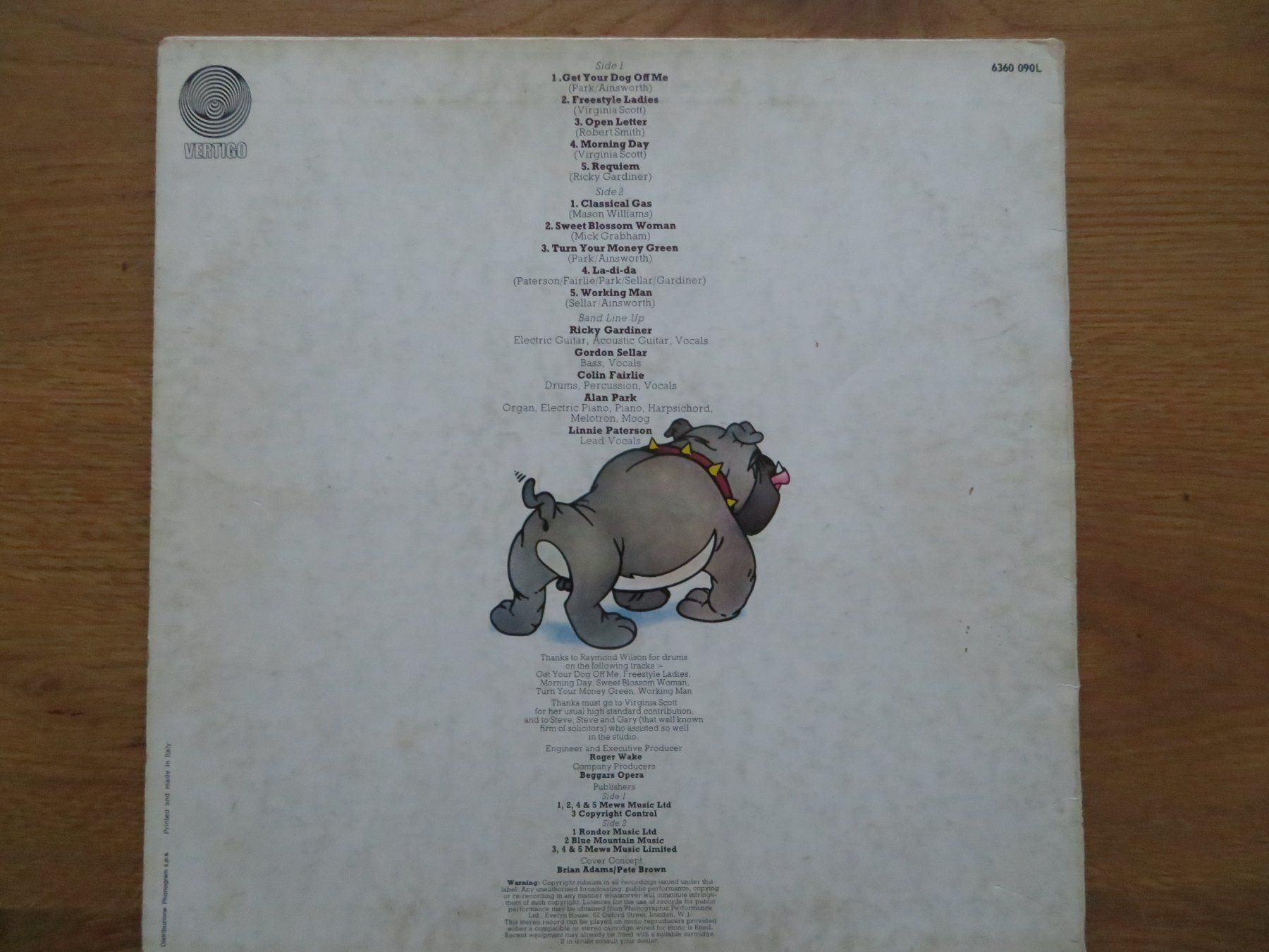 Dischi in vinile: BEGGARS OPERA GET YOUR DOG OFF ME – Nuovo (secondo la descrizione) da Zürich venduto da max_cp5f 1