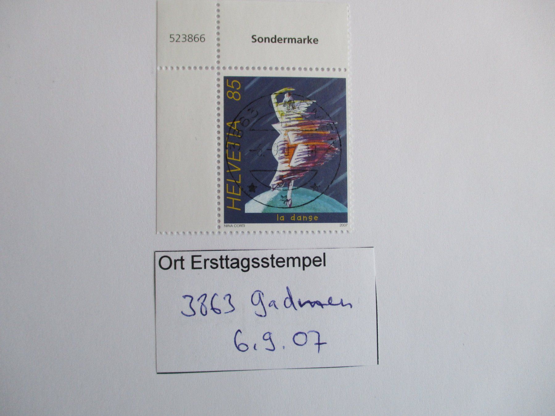 Tutti i francobolli: Voll Ort Ersttagsstempel 6078 Lungern – Usato da Langnau b. Reiden venduto da Aktuell88