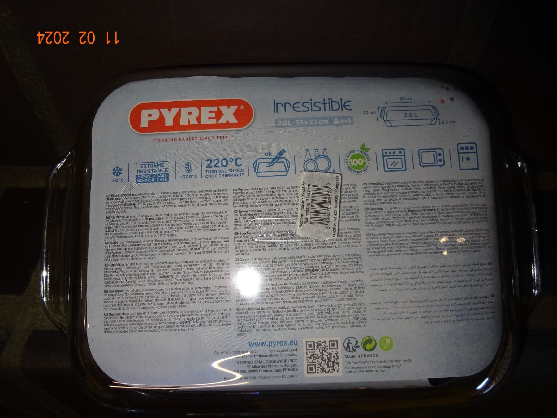 Pyrex Teglie da forno: Gratinform Gemüseform – Nuovo e nell'imballaggio originale da Stein AR venduto da Bienli4 2