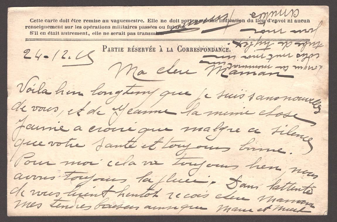 Cartoline postali: Französisches Militär WW1 – Usato da Flamatt venduto da samowarow 2