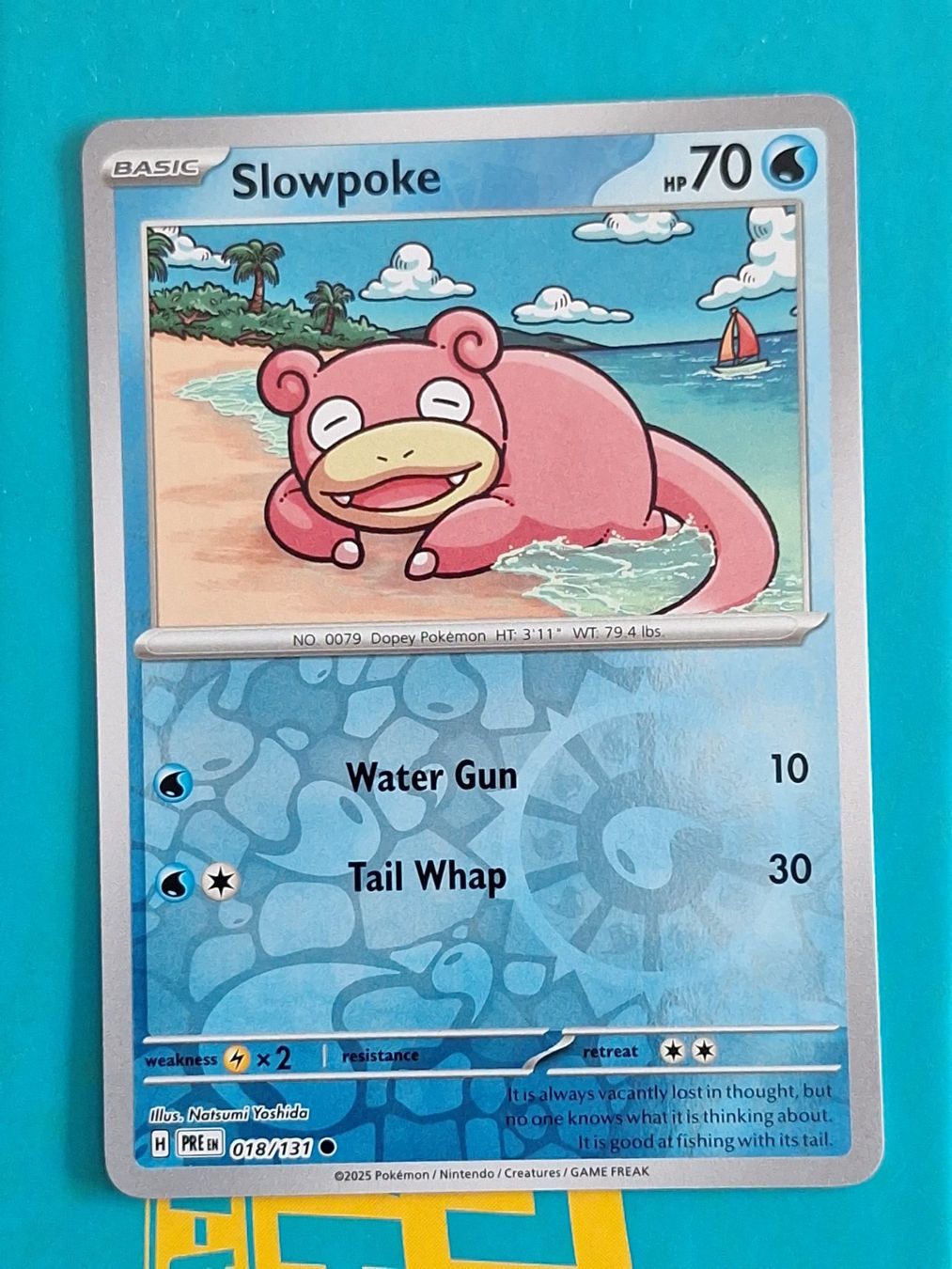 Pokémon Carte collezionabili: Slowpoke - Reverse Holo - Prismatic Evolution #1.6 – Usato da Altstätten SG venduto da GGsGameshop