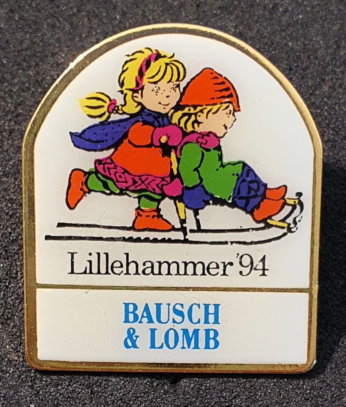 Placchette & Badge: CC482 - Pin Lillehammer 1994 Bausch & Lomb – Usato da Reinach BL venduto da Boston-Verkauf