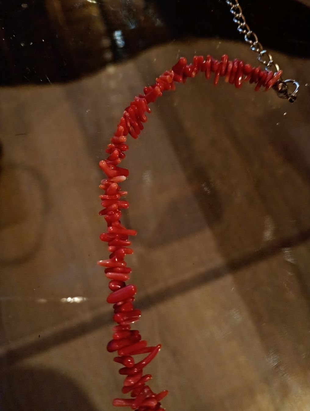 Catenine: Collier corail rouge – Usato da Evolène venduto da mar_v6xv 1