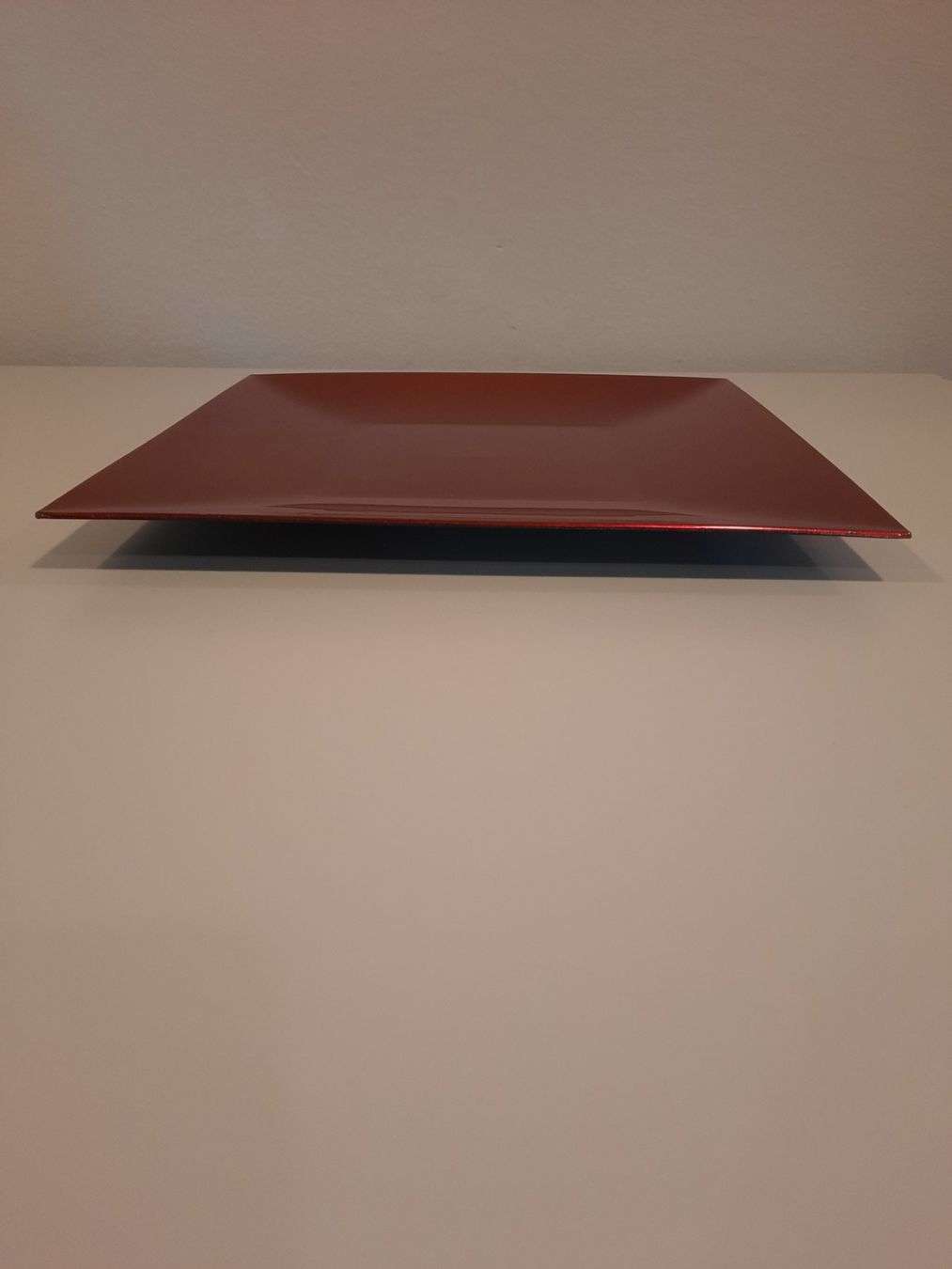 Tutte le decorazioni: Rote Servierplatte, Deko Platte, Herbst Dekoration, – Usato da Zürich venduto da RE-USE-ZURZACH-Care 4
