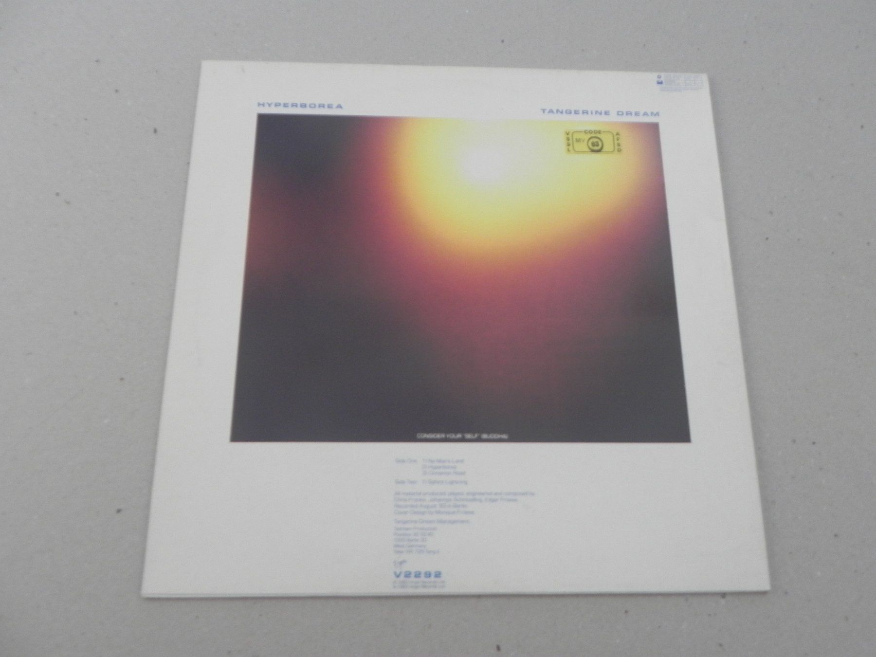Schallplatten: LP Deutschland ElectronicTangerine Dream 1983 Hyperborea – Gebraucht aus Siebnen von krimsie 1