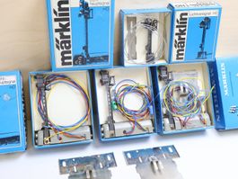 Märklin 4 x Licht Signal 7188/7187 - H0 schöner Zustand