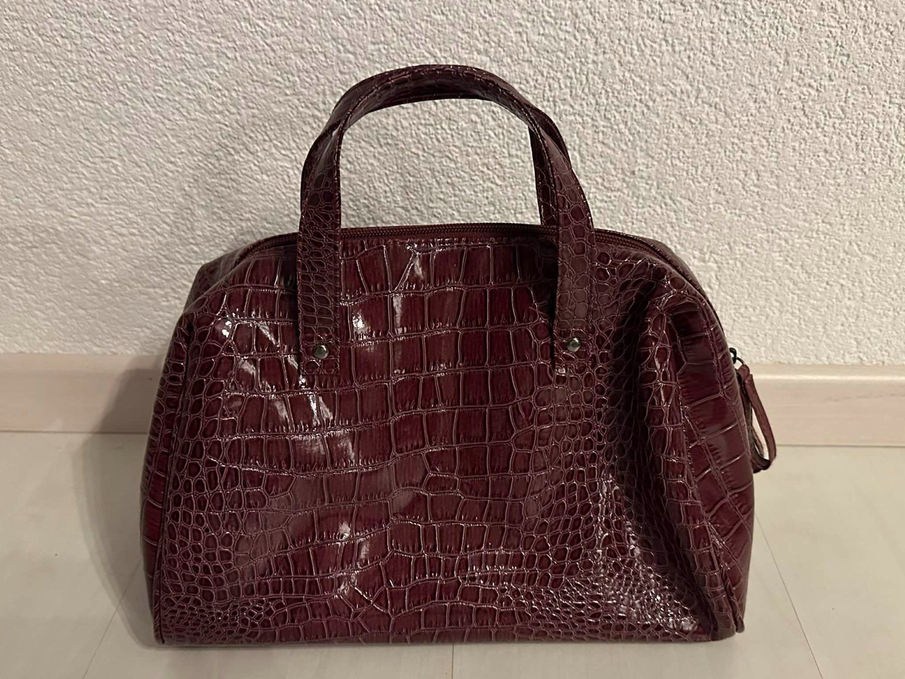 Borse da donna: rote Kunstleder Handtasche – Usato da Ried-Brig venduto da V8_Andy 1