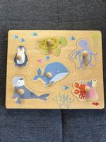 Haba Holzpuzzle Meerestiere mit Griffen