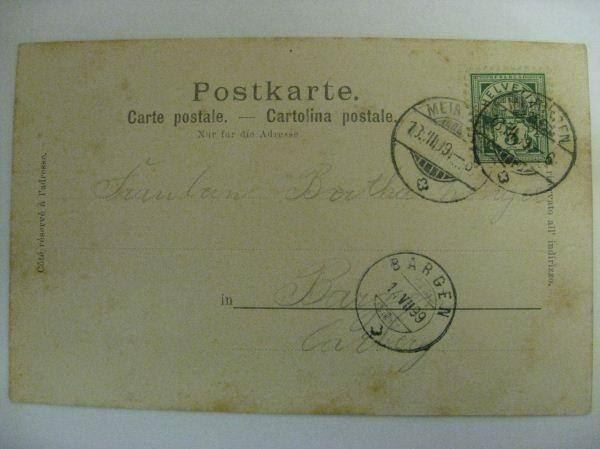 Cartes postales: AK  Gruss vom Giessbach – D'occasion à Gundetswil par Egro01 1