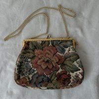 Antike Nagelspitze Tasche Clutch 