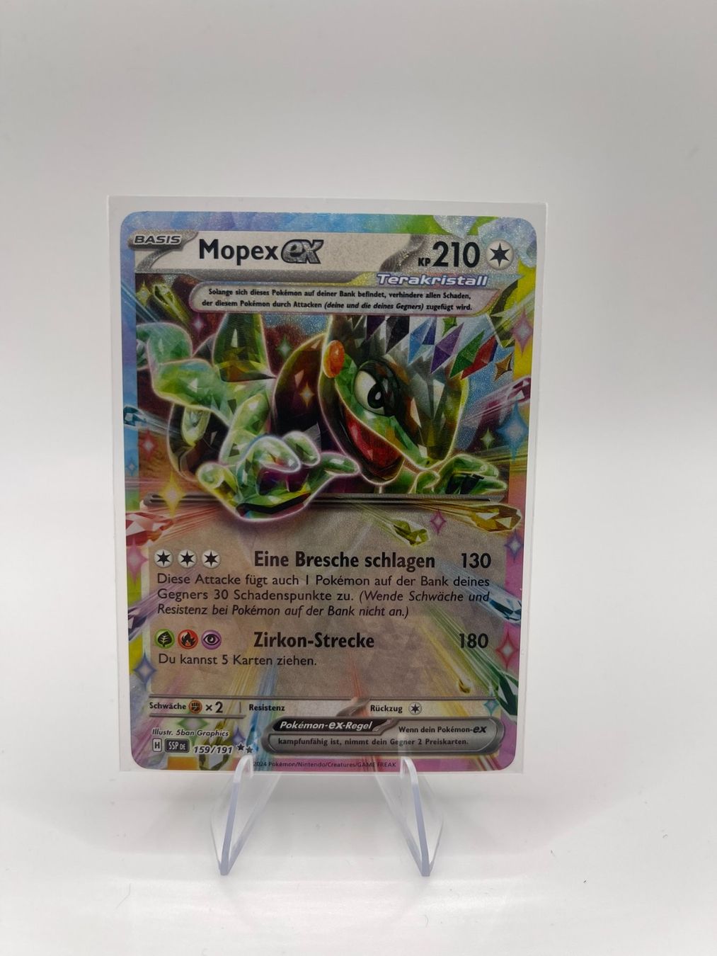 Pokémon Carte collezionabili: Pokemon: Mopex ex 159/191 – Usato da Märstetten venduto da AlienNova
