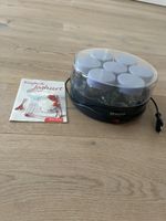 Joghurtbereiter Severin 7 Gläser mit Rezeptbuch guter Zustan
