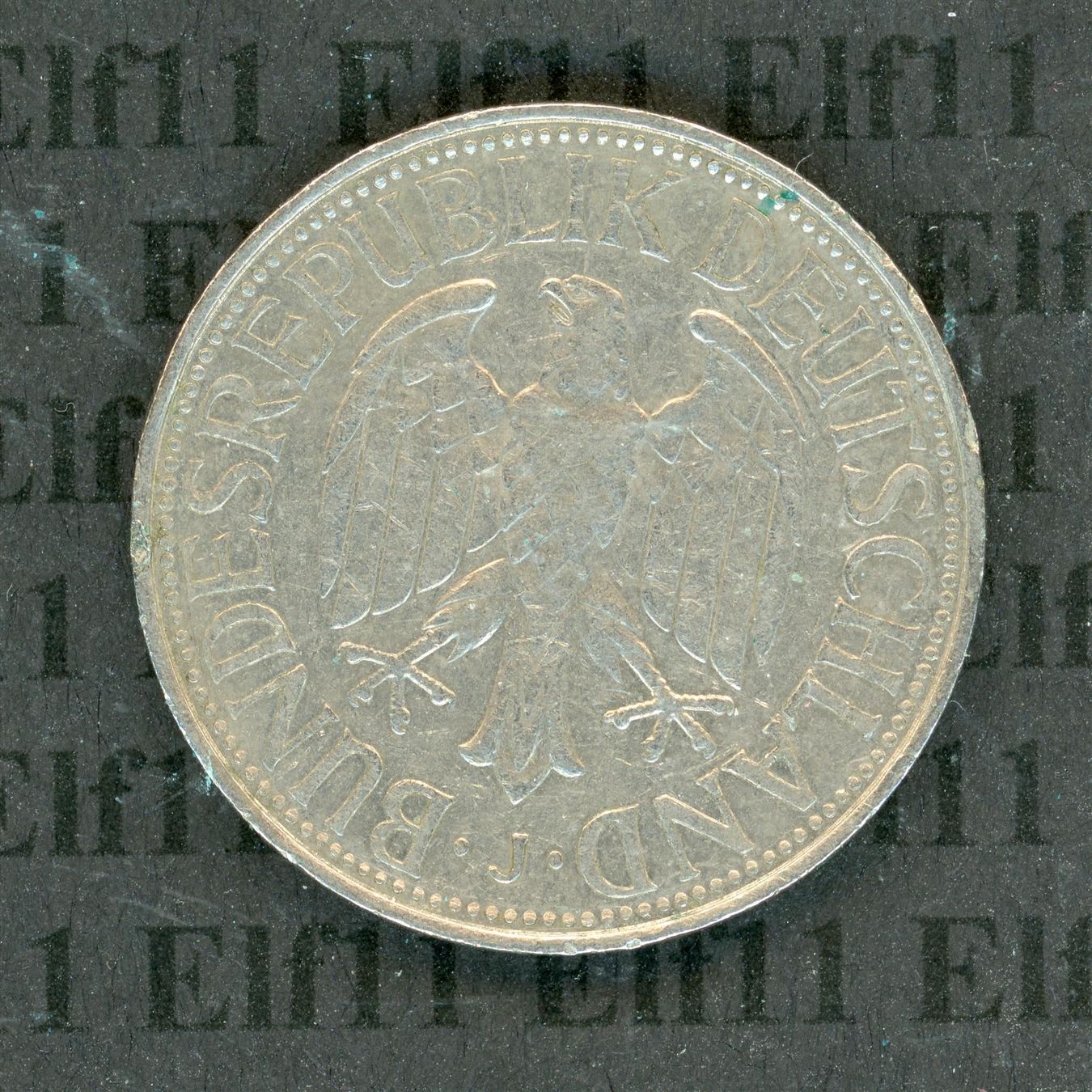 Tutti le monete: DEM___1.00 1976J -vz 1 Deutsche Mark – Usato da Widnau venduto da Elf11 1
