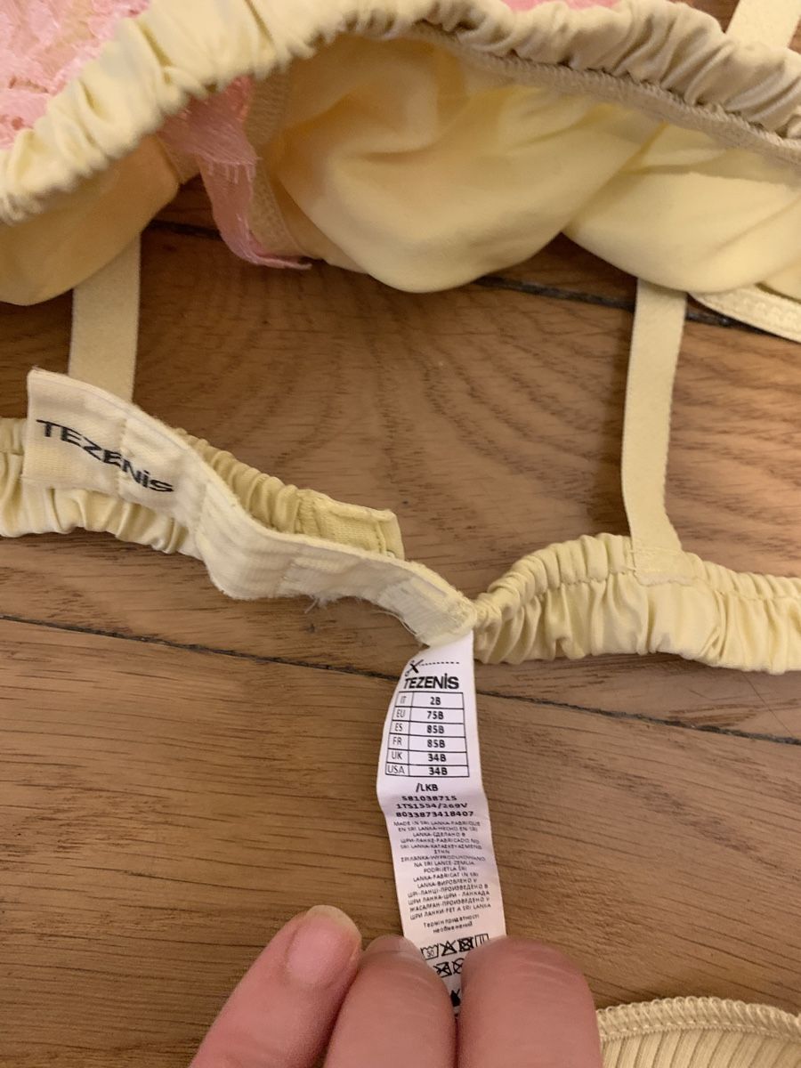 Tezenis Altra biancheria intima: Ensemble jaune et rose tezenis – Nuovo e nell'imballaggio originale da Genève venduto da rez_c6c6 5