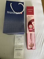 Swatch x AP Royal Pop Otto Rosso Uhr, Ink. beiden Armbänder