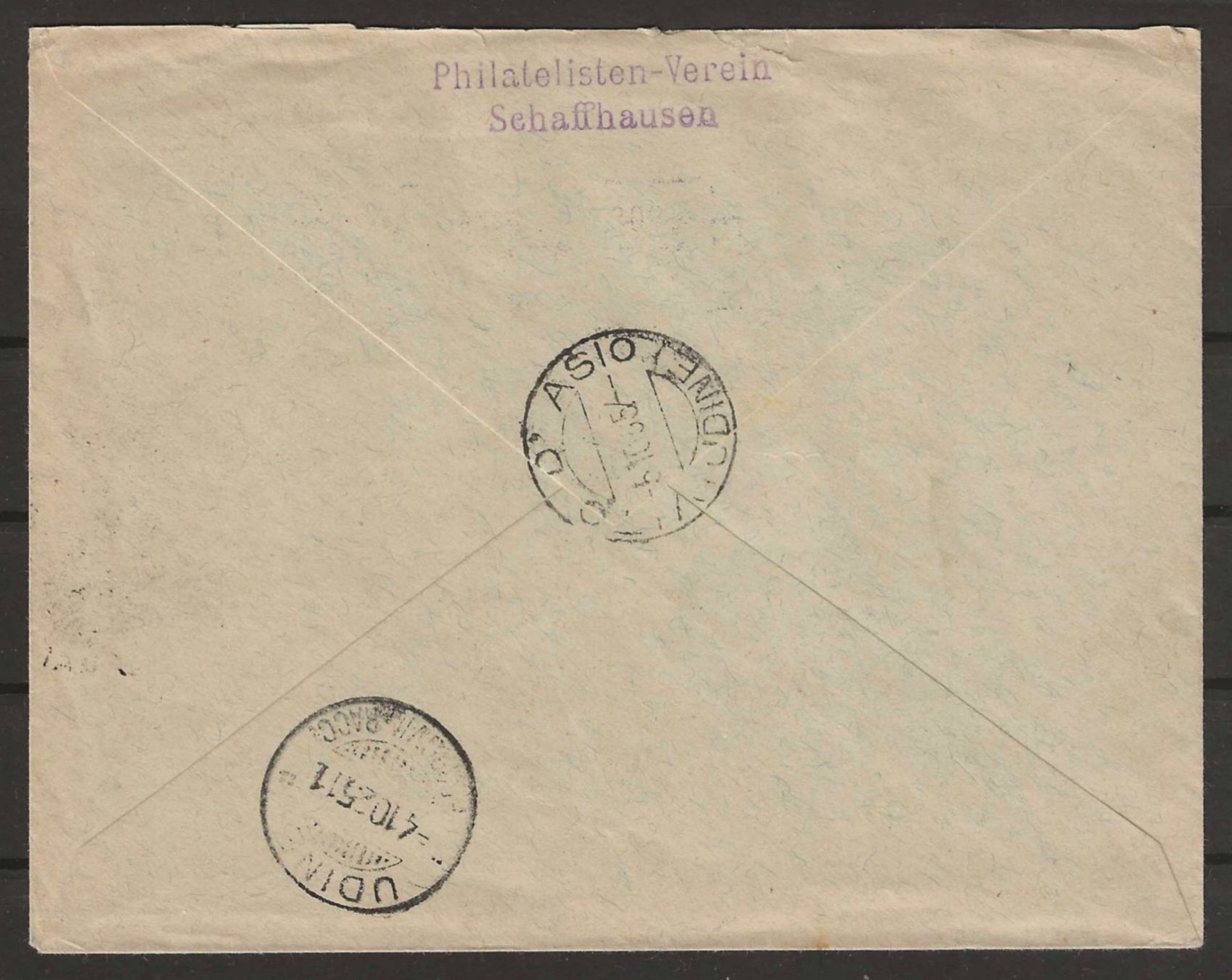 Tutti i francobolli: 1925 : Flugpost Brief Genf-Milano, KP 180.-- – Usato da Gümligen venduto da Geniusbuy 1