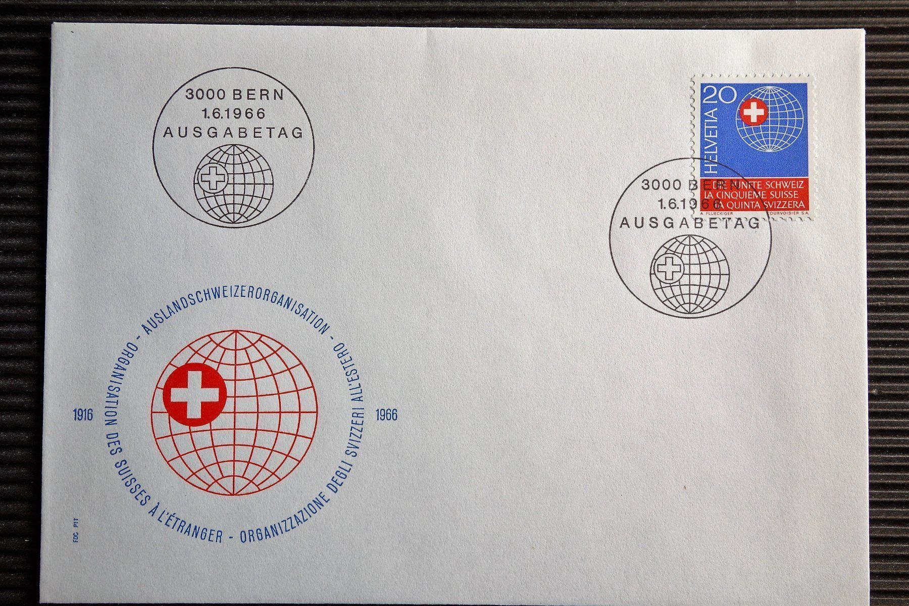 Tutti i francobolli: 1966 FDC Sondermarke Die 5. Schweiz – Usato da Mettmenstetten venduto da Sutasso
