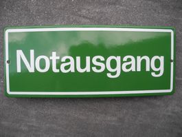 NOTAUSGANG EMAILLESCHILD
