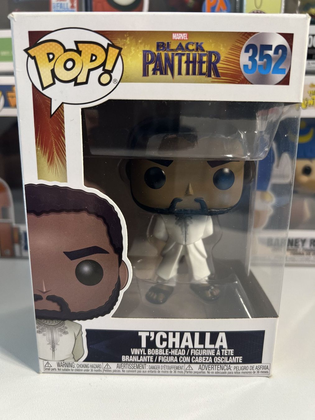 Funko Statuette: Funko POP! Marvel Black Panther T'Challa – Nuovo e nell'imballaggio originale da Le Mouret venduto da perfectbijou
