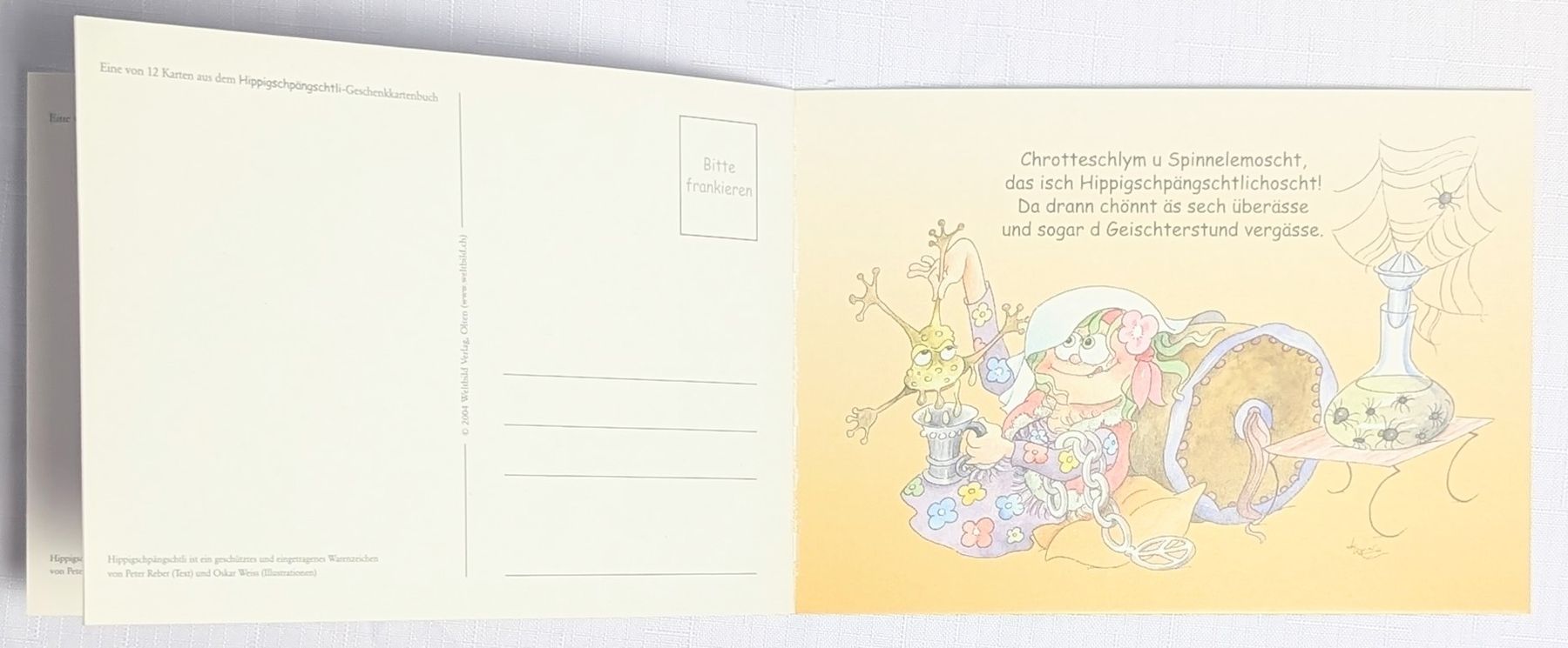 Cartoline: Hippigschpängschtli -Gruss- &  Geschenkkarten - Peter Reber  – Nuovo (secondo la descrizione) da Wängi venduto da ABIZONE-86 3
