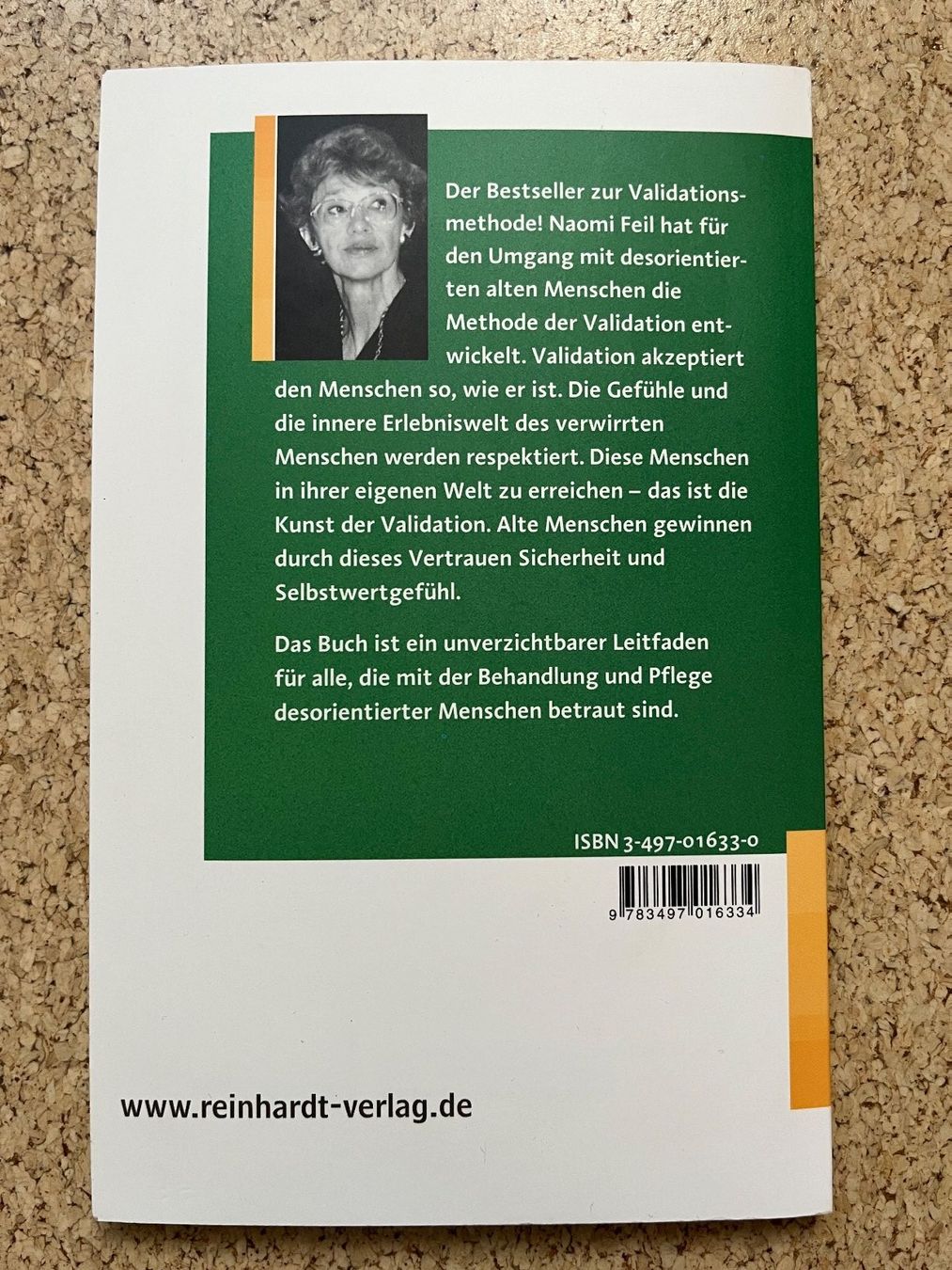Libri: Taschenbuch "Validation", Naomi Feil – Usato da Grosswangen venduto da Vita500 1
