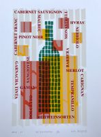 Artwine 11, Jürg Widmer, Siebdruck