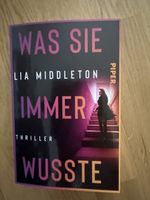 WAS SIE IMMER WUSSTE Thriller LIA MIDDLETON