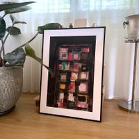 Black House Moderne Kunst Abstrakt Acryl Bild Stefan Bammert