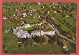 Grabs im Rheintal - Spital und Umgebung - Flugaufnahme 1988