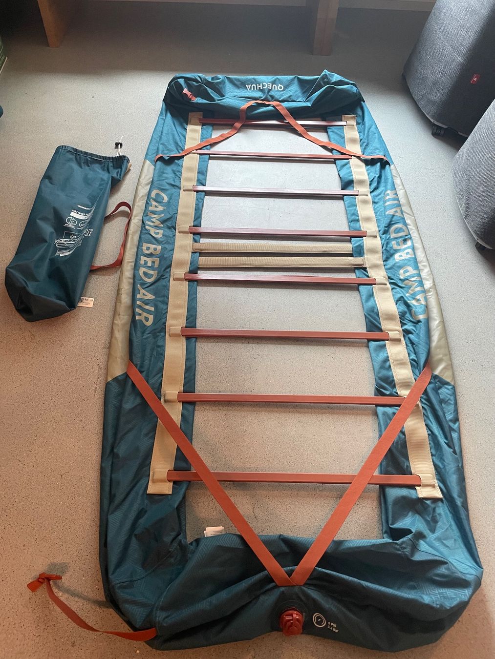Quechua Campingbett aufblasbar mit Lattenrost 70x200cm (Gebraucht) in Uster für CHF 30 – mit Lieferung auf Ricardo kaufen
