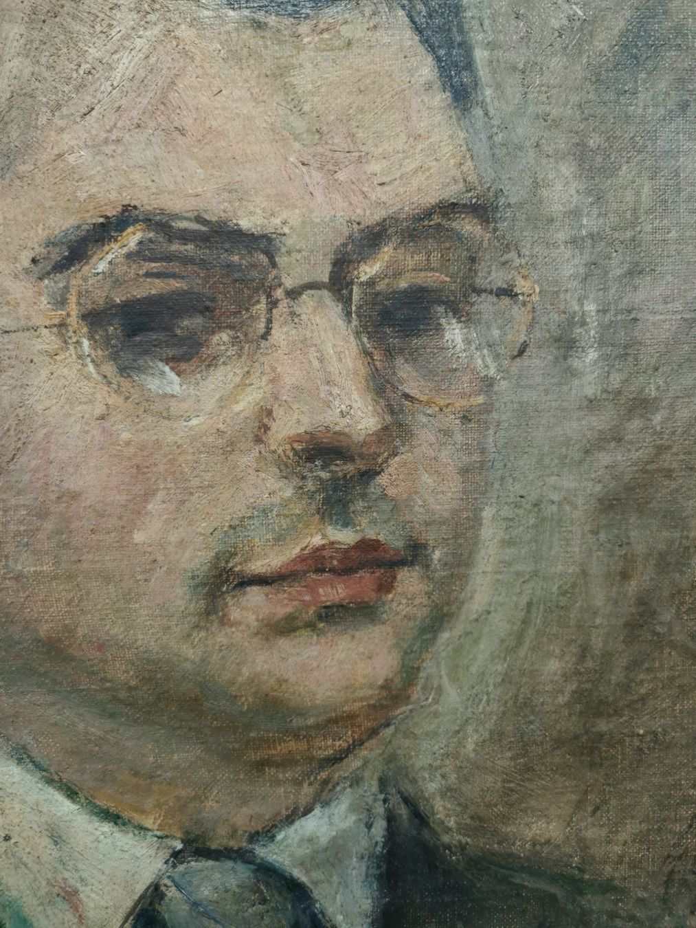 Dipinti: PORTRAIT HUILE SUR PANNEAU SIGNÉE ET DATÉE – Usato da Genève venduto da Qanil77 2