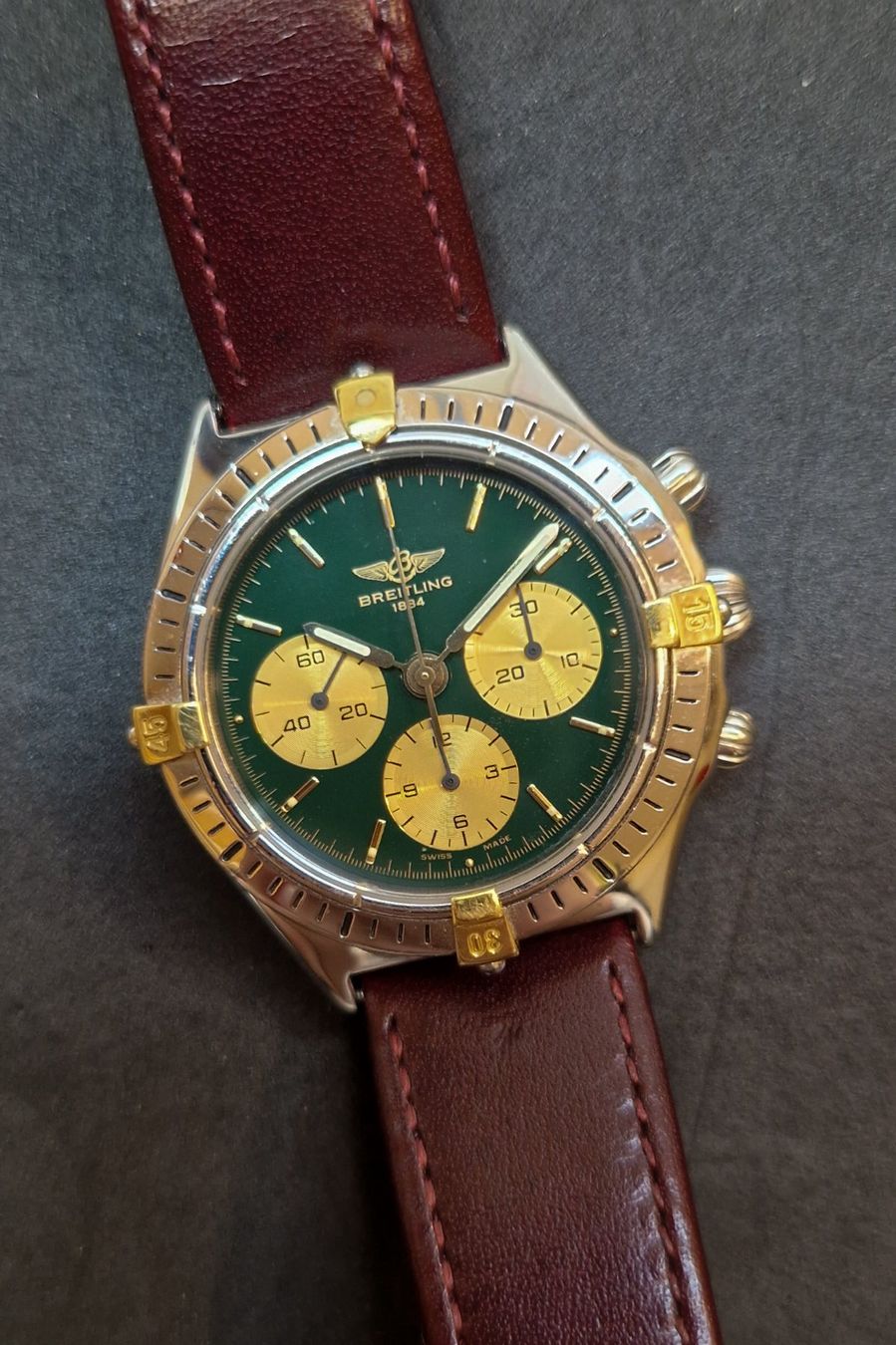 Breitling Orologi: Breitling Callisto Grün – Usato da Zürich venduto da horlogerie96