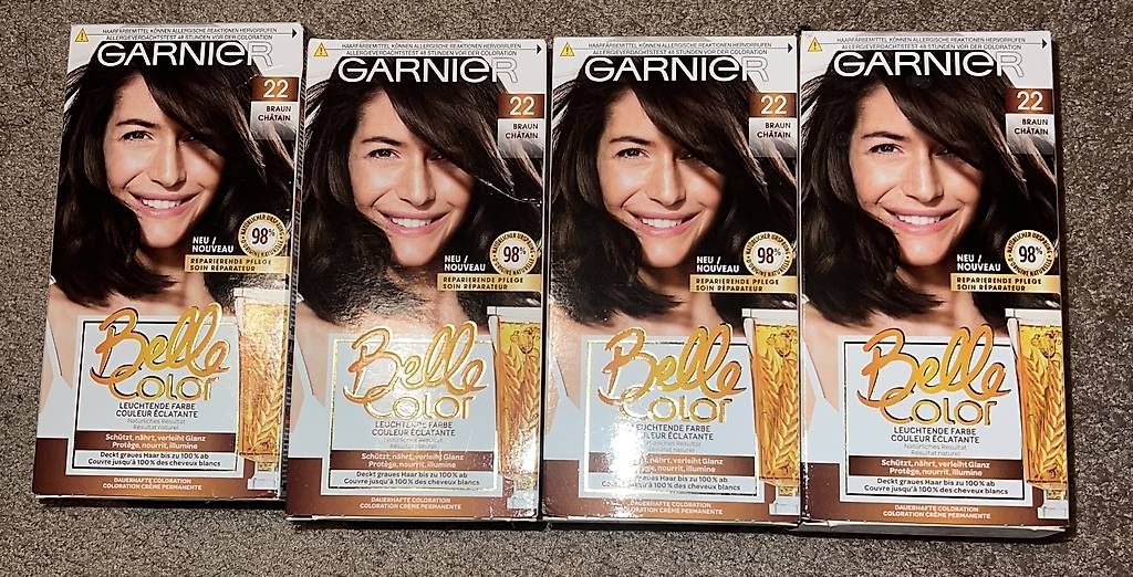 Tinte: Belle Color Garnier 22 Braun Haarfärbung – Nuovo e nell'imballaggio originale da Romanshorn venduto da vivi304