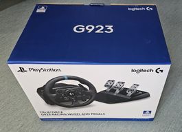 Oplite Wheel Stand GT mit Logitech G923 Lenkrad