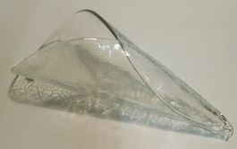 Hergiswiler Glas Cornet mit Label   Roberto Niederer Glas