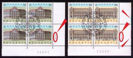 1990_797-798_EUROPA_HISTORISCHE GEBÄUDE LUZERN+GENF_Vb ET !