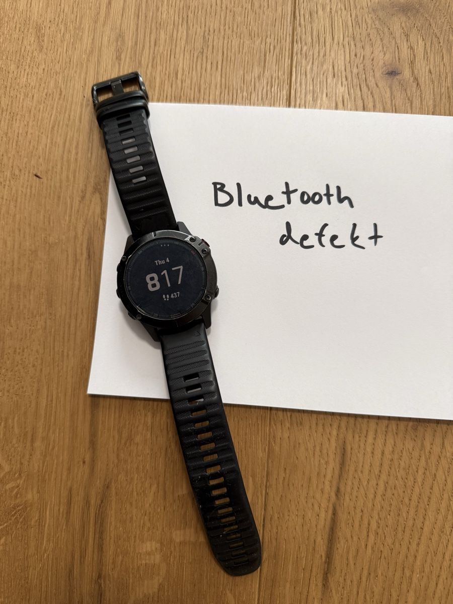 Fenix Smartwatch: Garmin Fenix 6 pro - Bluetooth Defekt! – Difettoso da Mettmenstetten venduto da Milos_K