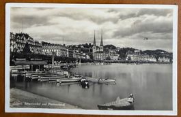 Luzern - Schweizerhof - Barques - AK