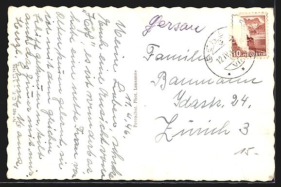 Cartoline postali: AK Gersau, Erholungsheim Hof Gersau – Usato da Berlin venduto da bartko-reher 1