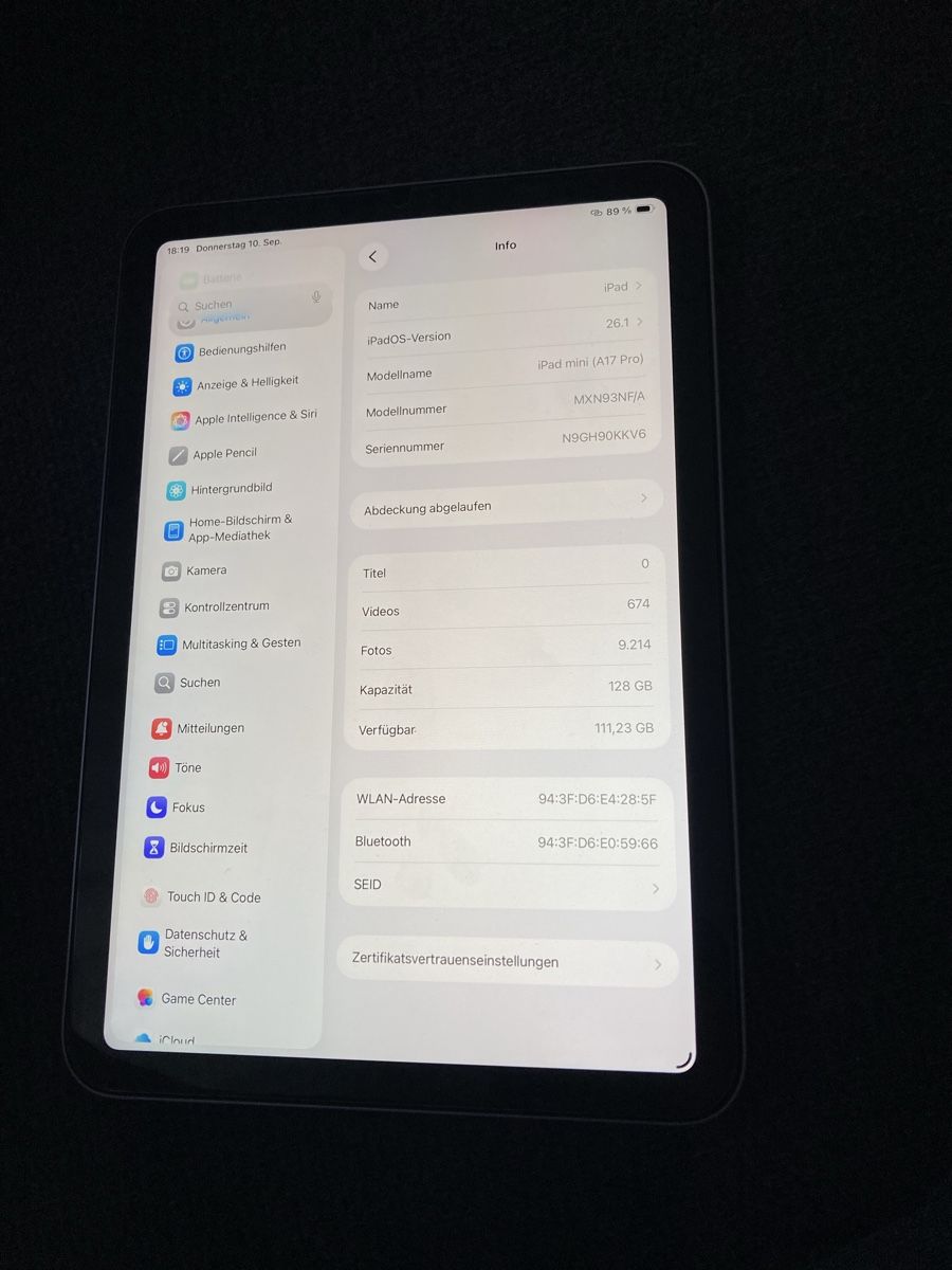 Apple Tablet PC: Ipad Mini 17Pro – Usato da Schaan venduto da meh_zd8z 1