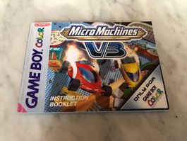 ANLEITUNG FÜR MICRO MACHINES V3 GAME BOY COLOR